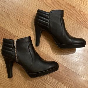 Black booties - Size 10